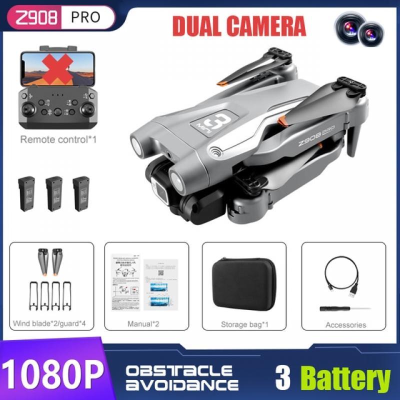 New Z908 Professional Drone 4K HD Dual Camera Drone 2.4G WIFi Obstacle Avoidance Quadcopter Toy