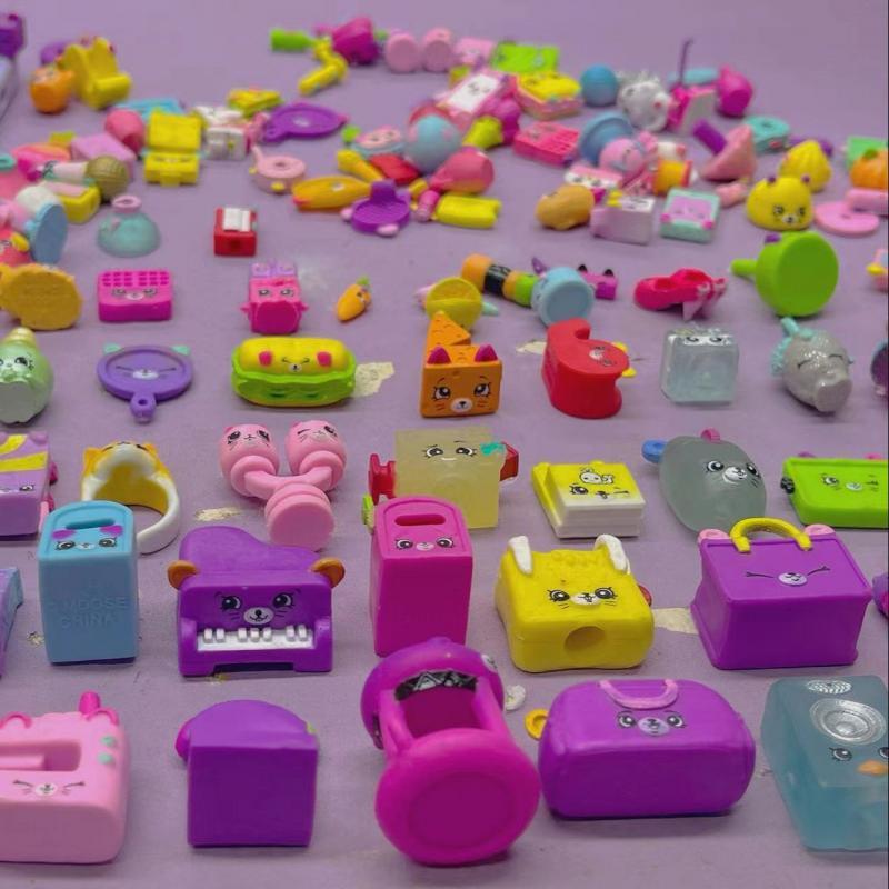 Random 10pcs Miniature Shopkines Fruit Dolls Action Figures for Family Kids Gift Playing Toys