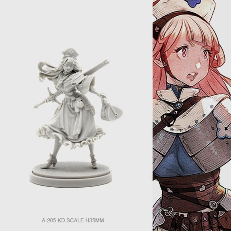 model kit resin kit   KINGDOM DEATH KD Beauty Soldier Guardian Knight 28398