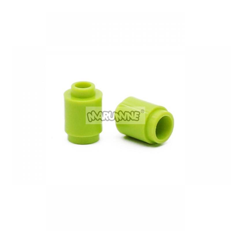 Marumine 1x1 Round Cylinder Bricks 100PCS Technology Changeover Catch Parts 3062 30068 Assemble Particles Building Blocks