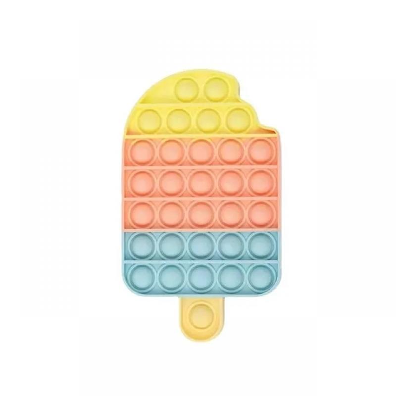 Ice Cream Anti-Stress Pressure Reduction Sensory Toys Fidgets Board Soft Bubble Anti-Stress Game For Childrens Birthday Gift