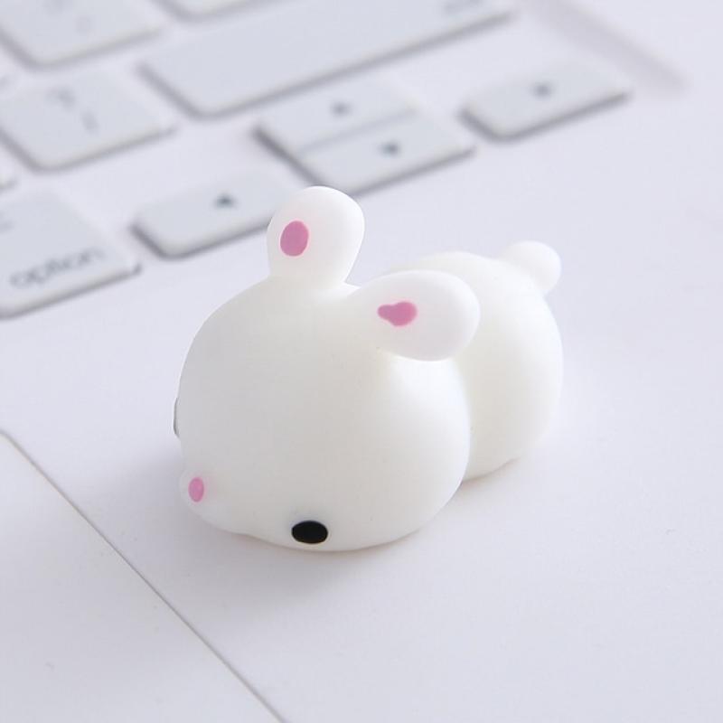 1pcs Kawaii Squishy Toy Mini Squeeze cat Cute small animals Stress Hand mochi rabbit Fidget Toys for Kids Adults Figet