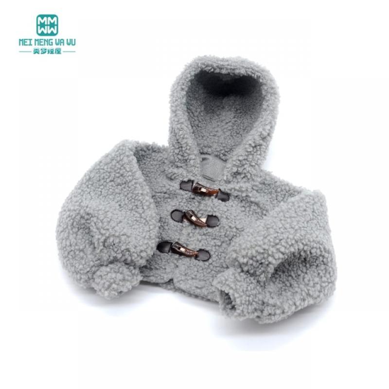 58-60cm 1/3 BJD doll clothes DD SD13 Doll Accessories Fashion Sherpa Jacket Pink Light Gold Grey