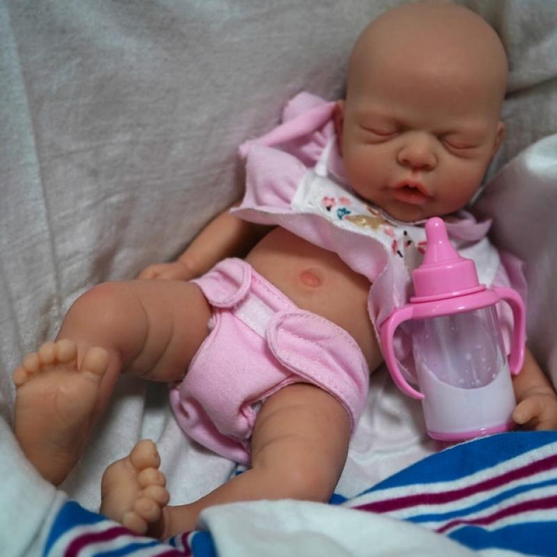 12"  Micro Preemie Full Body Silicone Baby Doll Boy "Liam" & Girl "Nova" Lifelike Reborn Doll Surprice Children Anti-Stress