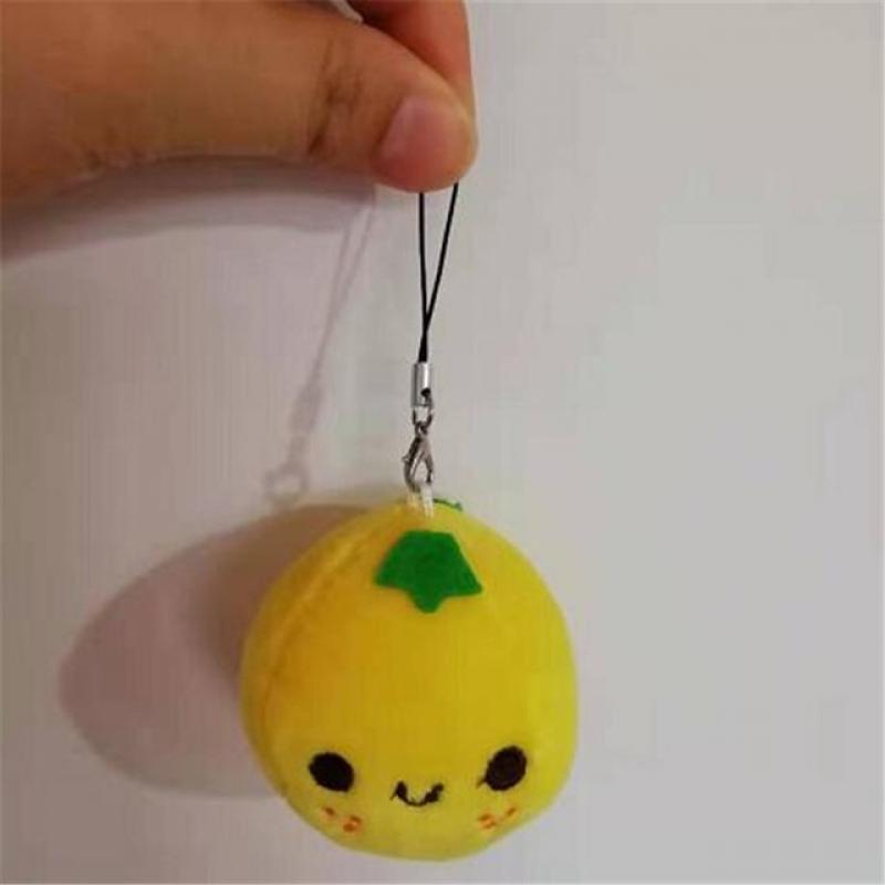 1PCS Fruit Plush Peach Toys Mini Cute Soft Stuffed Pear Toy Small Pendant Children Kids Playmate Valentine Gifts Unisex Hot 8CM