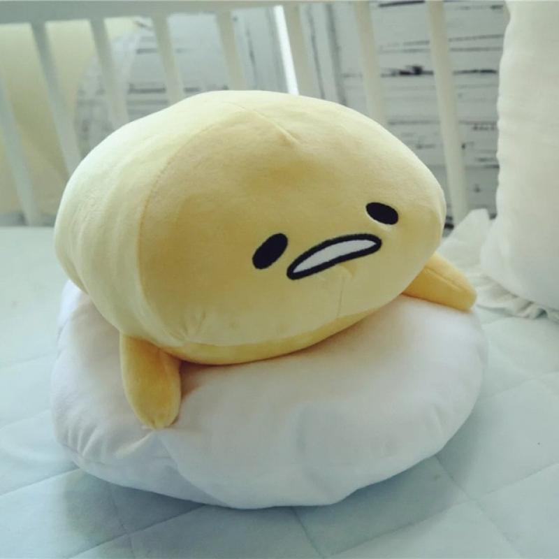 50x40CM Plush Pillow Animal Cartoon Cute Yolk Man Cartoon Anime Stuffed Toys Kawaii Room Deco Soft Doll Christmas Gift For Girl