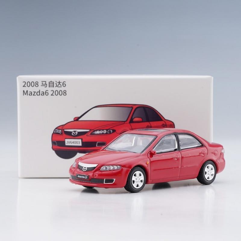 JKM 1/64 Ma z da 6 Model Car Alloy Diecast Toys Classic Super Racing Car Vehicle For Children Gifts