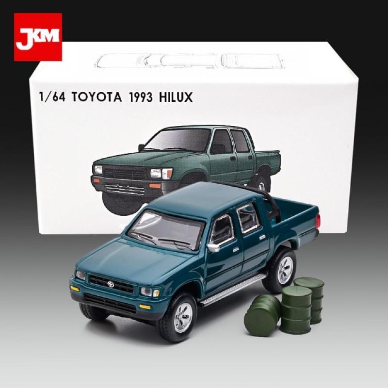 JKM 1/64 TOYOTA Hilux Model Car Alloy Diecast Toys Classic Super Racing Car Vehicle For Children Gifts