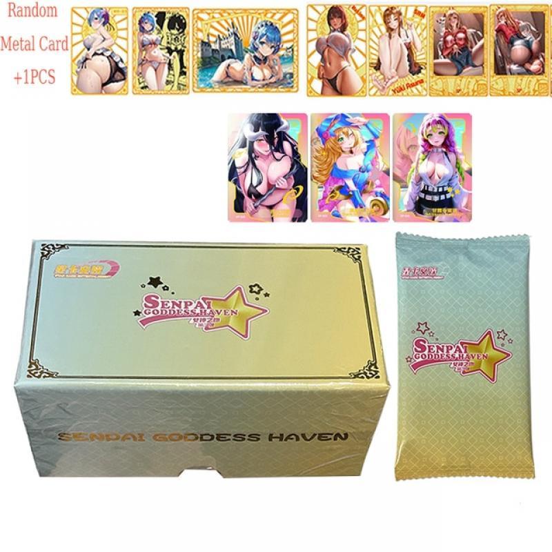 Senpai Goddess Haven 3 Goddess Story Collection Cards Girl Party Swimsuit Bikini Feast Booster Box Doujin Toys And Hobbies Gift