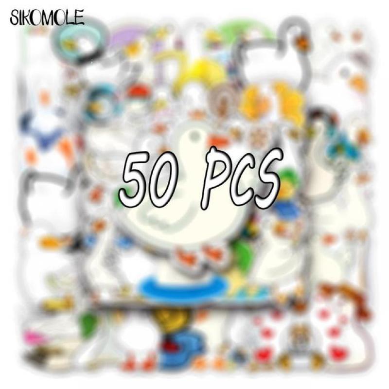 10/30/50PCS Mixed Cartoon Cute Duck Graffiti Stickers Animals DIY Kids Toy Helmet Skateboard Laptop Motorcycle Sticker Decals F5