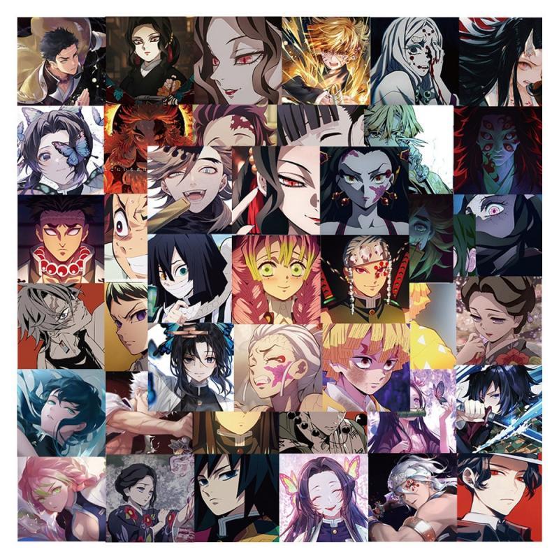 10/30/50PCS Anime Demon Slayer: Blade Avatar Personality Creative Sticker Desk Guitar Computer  Car Waterproof Sticker Wholesale