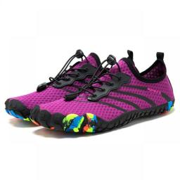 OULYLAN Quick Nonslip Dry Men Women Barefoot Beach Wading Shoes Seaside Trekking Water Shoes Breathable Upstream Aqua Shoes Unis