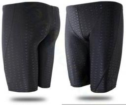 Men Beach Pool Water Repellent Swimwear Fifth Swimming Trunks Shark Skin Pattern Breathble Sport Training Swimming Shorts L-4XL