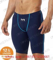 Men's Swimsuit Short Jammer Tech Suit Swimming Trunks Swimming Team Shorts Swim Surfing Trunks Briefs Racing Shorts New 2023