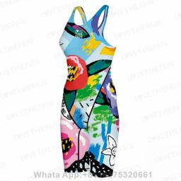 Love The Pain Girl's One Piece Swimwear Racerback Bathing Suits Multifunctional Comfort Knee-length Bodysuit Training Swim Wear