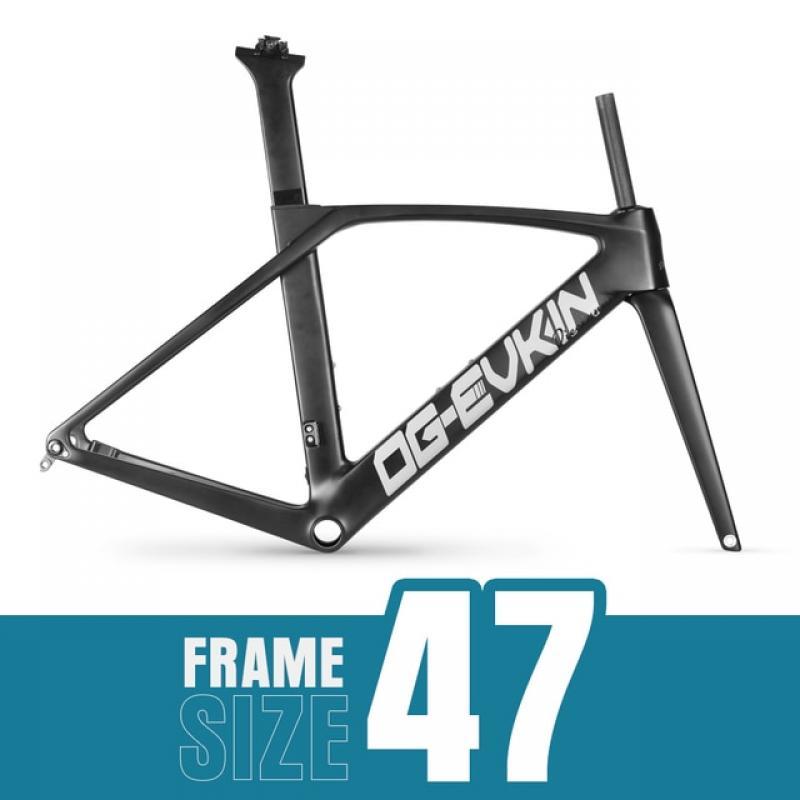 OG-EVKIN CAERO Carbon Road Frame Disc Brake Full Inner Cable Routing Bicycle BB86 700C x28C Bike 12x100mm 12x142mm axle Frameset