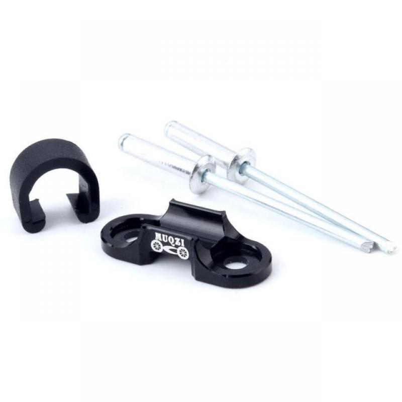 MUQZI Bicycle Brake Shift Cable Guide Base Holder Hose Clamp Aluminum Alloy MTB Road Bike Frame Line Pipe Fixed Base