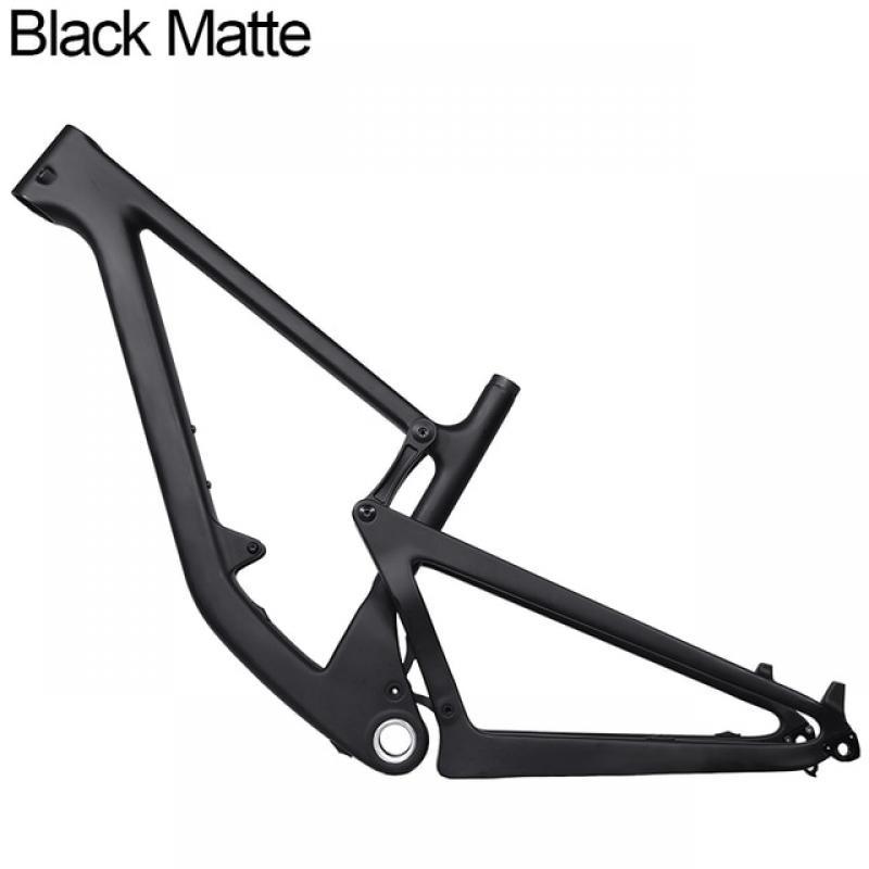 29er All Mountain Full Suspension Bicycle Carbon Frame Travel 150mm AM Carbon MTB Full Suspension Bike Frame 29er Thru Axle