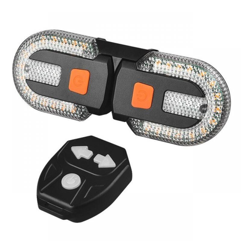 Bike Turn Signal Rear Light LED Bicycle Lamp USB Rechargeable Bike Wireless Lights Back MTB Tail Light Bike Accessories
