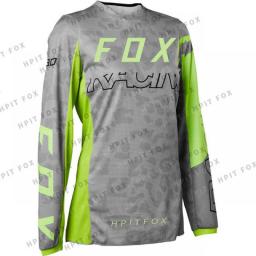 2021 Cross Country Mountain Bike Jersey WOMEN Downhill Jersey Hpit Fox Dh BMX MTB Racing Motocross T-shirt Cycling Jersey Ladies