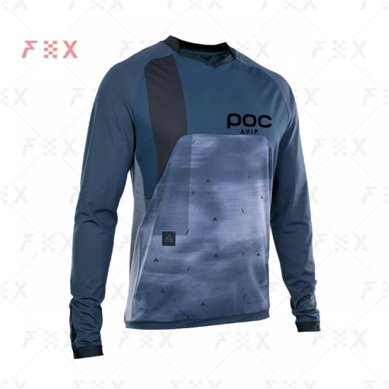 AVIP POC Men Cycling Jersey MTB Downhill T shirt Racing Sport Bicycle Shirt Ropa Ciclismo Team Bike Jersey Cycling Wear MX  2021