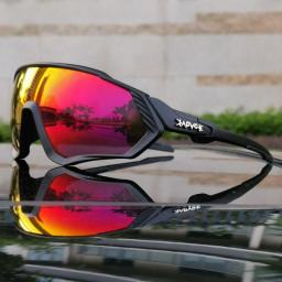 Kapvoe Cycling Glasses Outdoor Sports Running Goggles Men's Mtb Photochromic Bicycle Glasses Women Cycling Eyewear 1 Lens