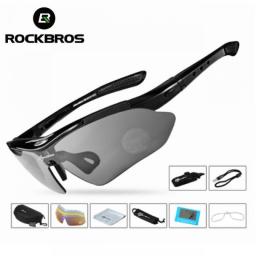 Rockbros Cycling Glasses Polarized 5 Lens Road Bike Cycling Eyewear Cycling Sunglasses MTB Mountain Bicycle Cycling Goggles