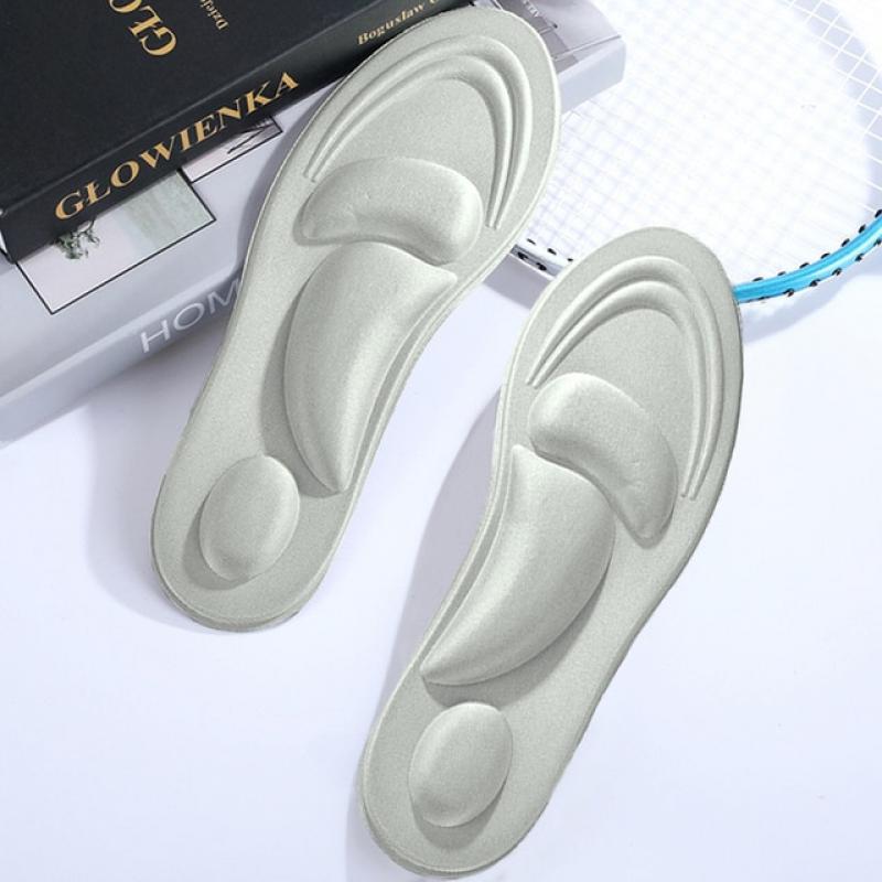 Sports Insole 4D Memory Foam Orthotics Arch Support Shoes Insoles Man Women Flat Feet Pad Stretch Running Breathable Insoles