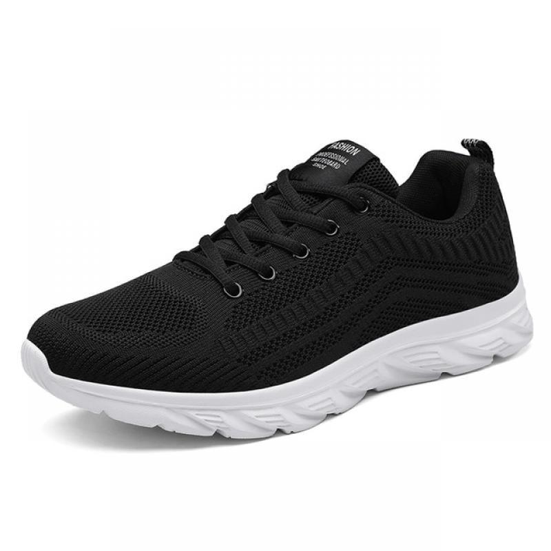 Sport Running Men Shoes Air Mesh Breathable Men Sneakers New Cushioning Casual Balck Shoes Lightweight Zapatillas De Deporte