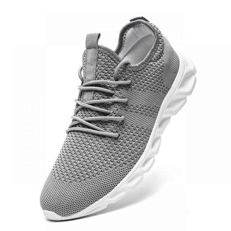 Men Casual Sport Shoes Light Sneakers White Outdoor Breathable Mesh Black Running Shoes Athletic Jogging Tennis Shoes