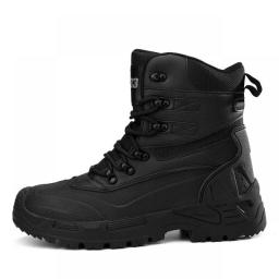 Men Tactical Boots Army Boots Mens Military Desert Waterproof Work Safety Shoes Climbing Hiking Shoes Ankle Men Outdoor Boots