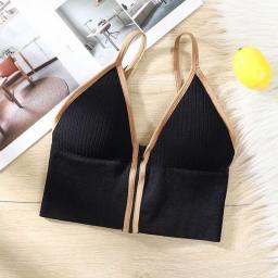 Women's Bra New Front Zipper Bras Sports Tops Gym Women Fitness Comfortable And Breathable Without Restraint Crop Top