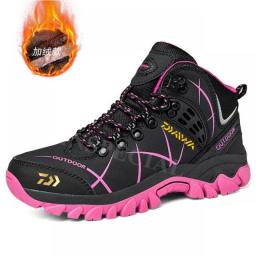 Daiwa Summer Outdoor Men's Women Waterproof Non-Slip Hiking Fishing Shoes Camping Riding Wear-Resisting Plus Size Climbing Shoes