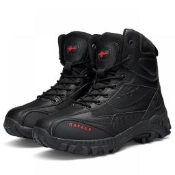 Military Boots Men Tactical Boots Army Boots Light Outdoor Anti-Slip Combat Ankle Boot Work Safety Shoes Motocycle Boots