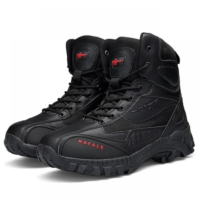 Military Boots Men Tactical Boots Army Boots Light Outdoor Anti-Slip Combat Ankle Boot Work Safety Shoes Motocycle Boots