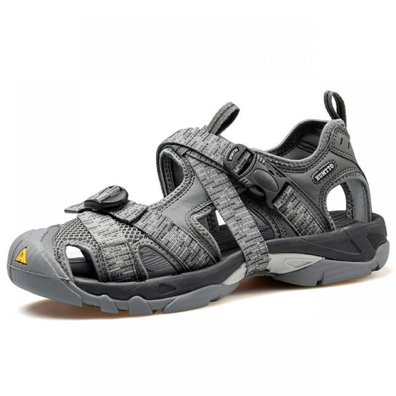 HUMTTO Summer Hiking Shoes Outdoor Sandals for Men Breathable Water Beach Mens Sandals Climbing Quick Dry Trekking Sneakers Man