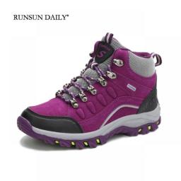 Sneakers Women Mountain Shoes Outdoor Hiking Shoes Camping Climb Footwear Outdoor Walking Footwear Anti-slip Zapatos De Escalada
