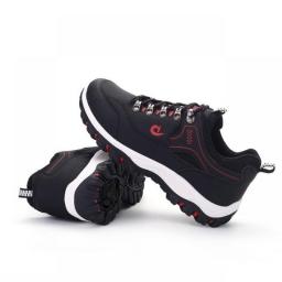 Men's Outdoor Hiking Sport Shoes For Mountain Climbing Fashion Sneakers Anti Slip Wear Resistant Rubber Synthetic Leather Boots