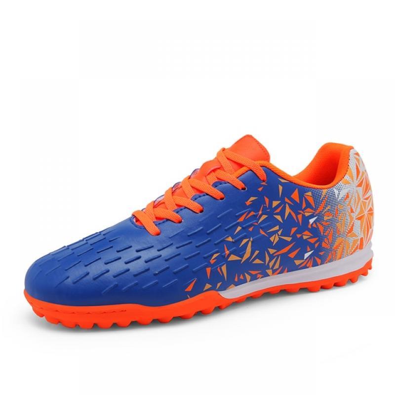Football Boots Men's High Top Non-Slip  Wear-Resistant TF/FG Student Training Soccer Shoes Outdoor Non-Slip Sneakers Size 35-46#