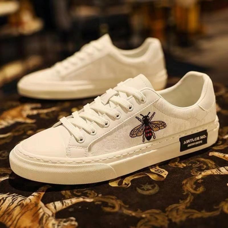 Men's Casual Pattern Canvas Breathable Sneakers Student Spring Summer Walking Shoes New Skateboard Loafers Trendy Sport Trainers