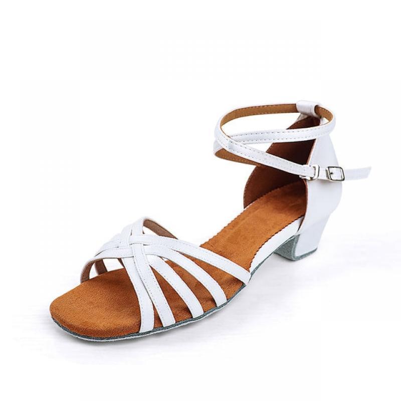 Latin Shoes Dance Low Heels Dancing For Ladies Girls Tango Rumba Salsa Ballroom Latin Dance Shoes For Girls
