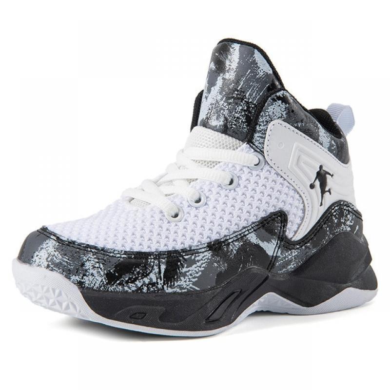 Brand Kids Basketball Shoes Boys Sneakers Non-slip Child Trainer Basket Shoes Outdoor Mesh Children Sport Shoes