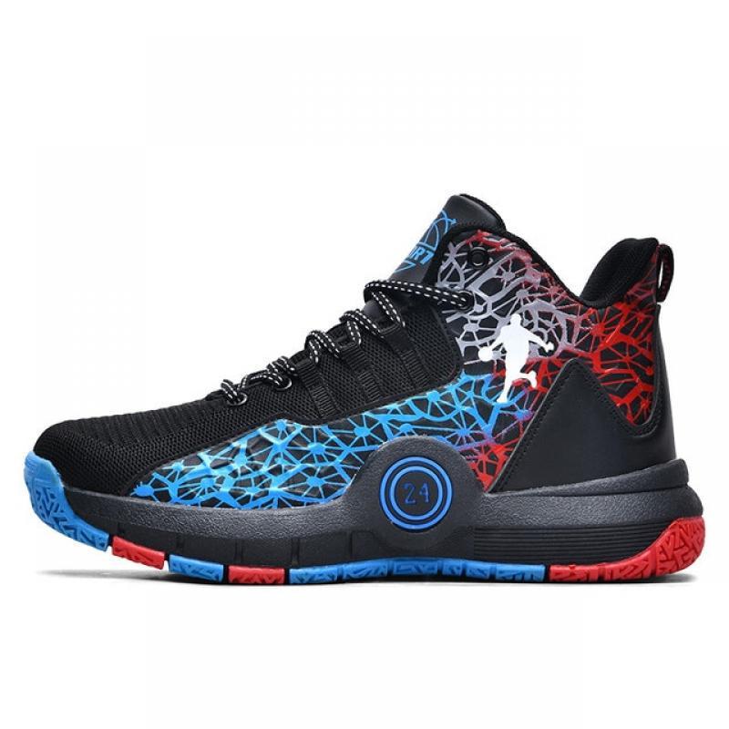 Hot Sale Cheap High Basketball Sneakers Men Women Fashion Printed Basketball Trainers Baskets Outdoor Platform Sport Shoes Boys