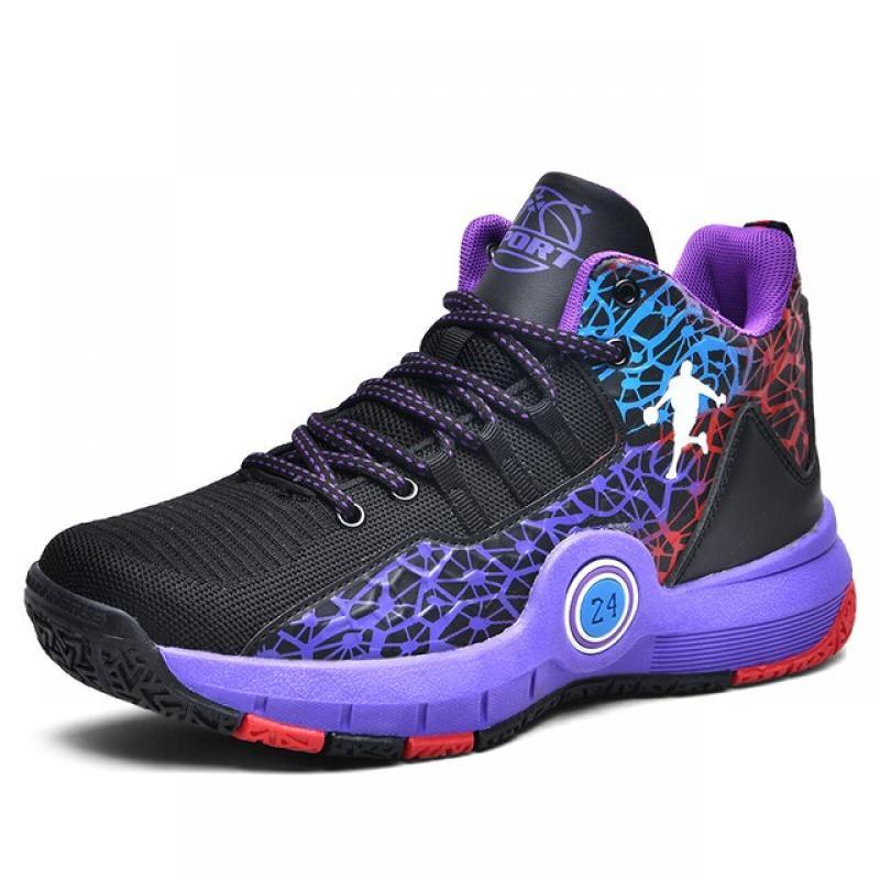 New Boys Brand Basketball Shoes for Kids Sneakers Thick Sole Non-slip Children Sports Shoes Child Boy Girl Shoes Basket Enfant