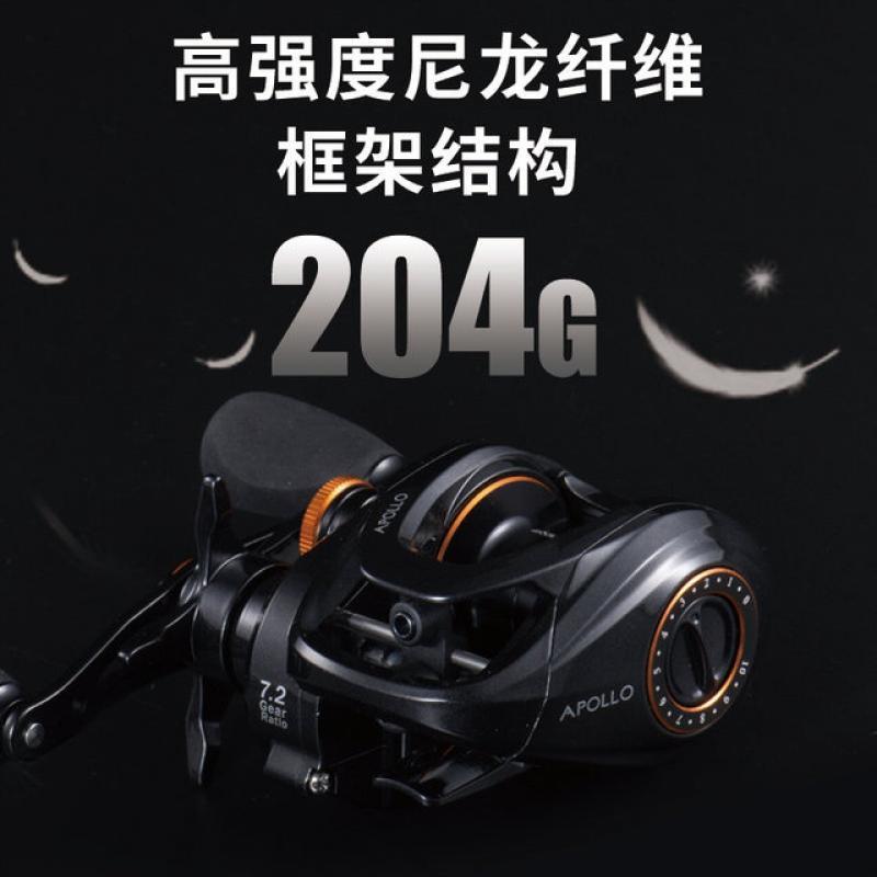 ARTSEA New Baitcasting Reel Magnetic Braking System  Fishing Wheel 204g  5KG Max Drag 8+1BBs  7.2：1 High Speed