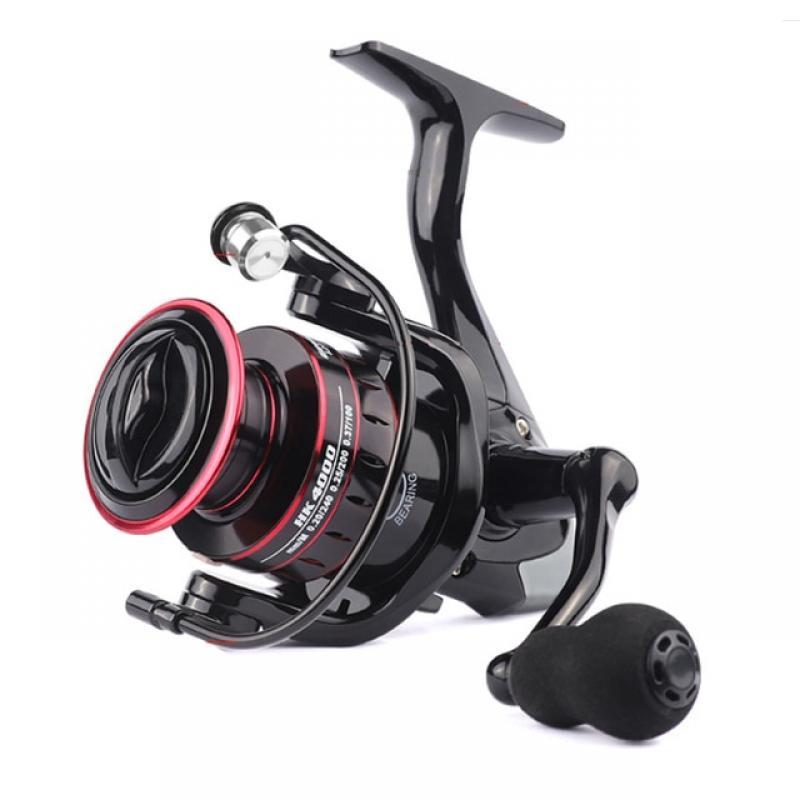 2023 NEW HK1000-7000 Metal/EVA Left/right hand swap Fishing Reel Grip 5.2:1 High Speed Spinning Reel Carp Fishing Saltwater Reel