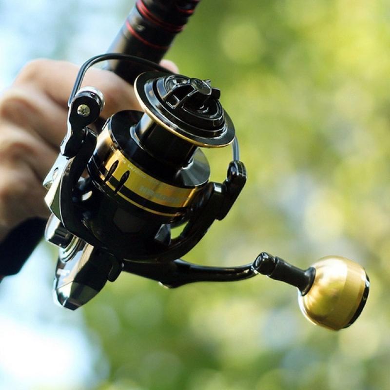 Fishing Reel 1000-7000 All Metal Wire Cup Spinning Wheel Speed Ratio 5.0:1 Max Braking Force 8kg Carp Reel Fishing Accessories