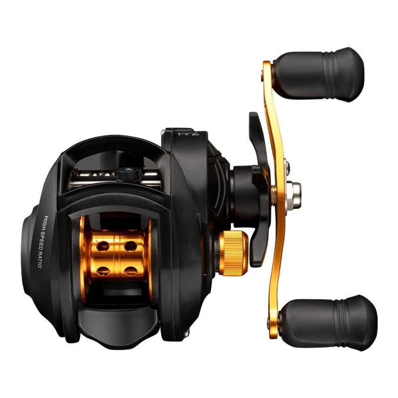 Light Weight Spool Gear Ratio 7.2 1 With Drag Clicker Fishing Wheel Baitcasting Reel High Speed Fishing Reel