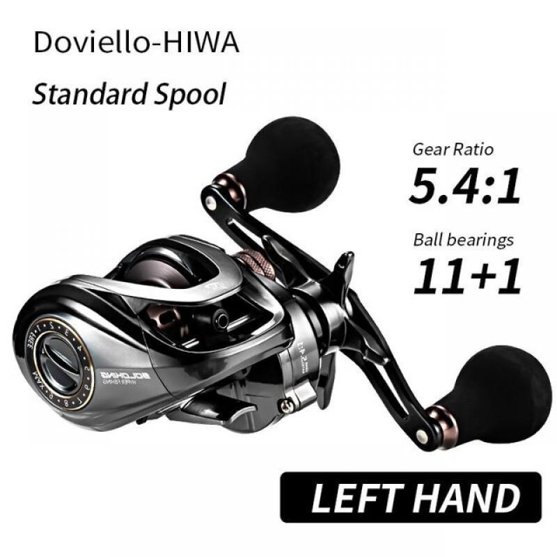 SOLOKING HIAW200 Baitcasting Reel Betriel 9.5KG Max Drag 12 Bearing 5.4 Gear Ratio Slow Jigging Fishing Reel Baitcaster Reels