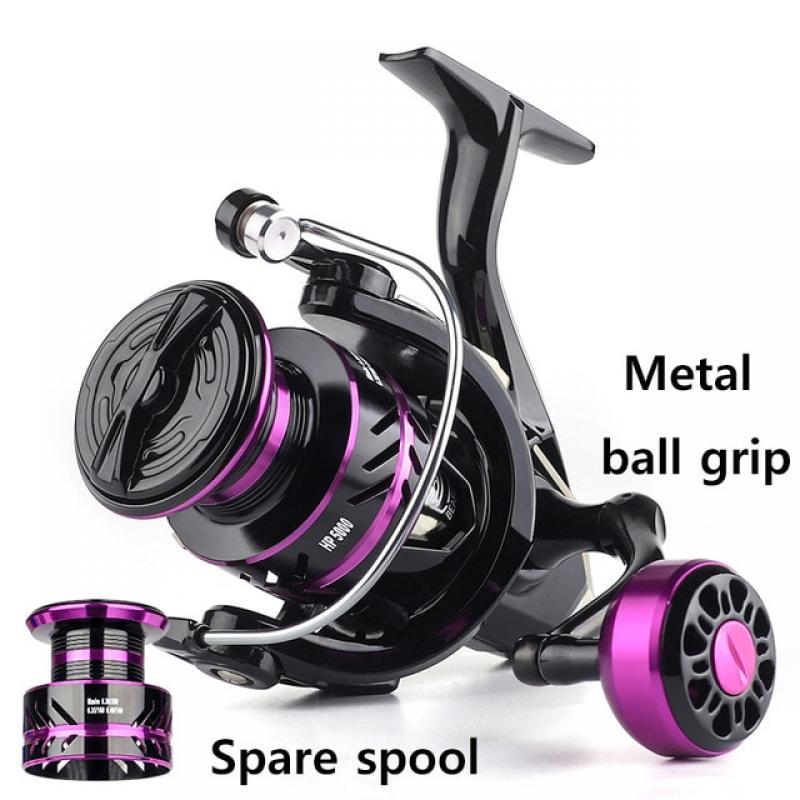 LINNHUE Spinning Reel HP500-7000 Metal EVA Grip Max Drag 10kg Reel Fishing Accessories Equipment For Fishing Reels Pesca